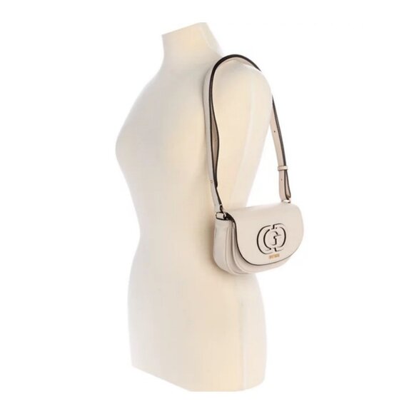 GUESS Calebra convertible mini shoulder crossbody bag - Off White - Picture 9 of 11